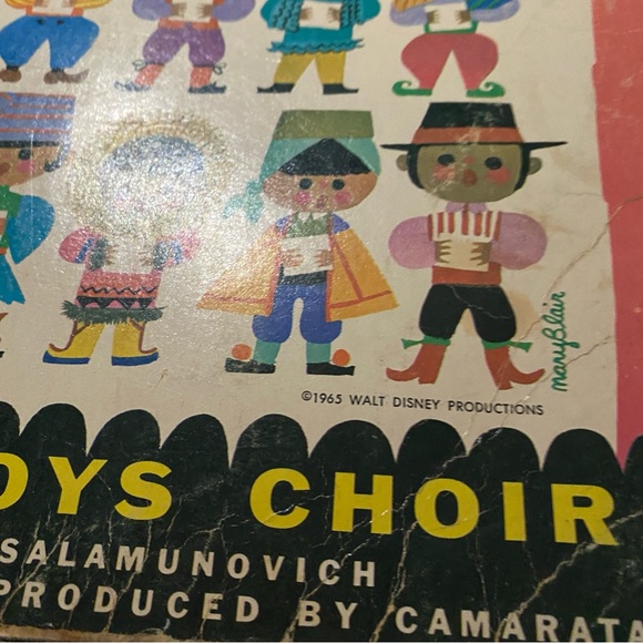 Vinyl, Walt Disney It’s a Small World Vintage - Picture 3 of 7